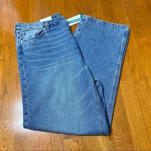 baggy straight leg jeans